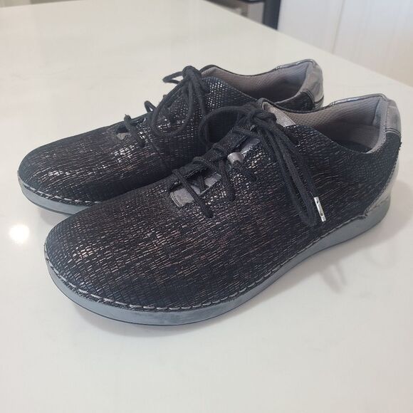 Alegria Essence Pewter Finery Sneakers Athletic Arch Support Size 9 - Picture 1 of 11